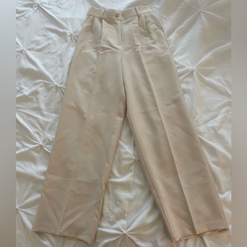 Cream/Beige Trousers